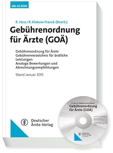 Stock image for Gebhrenordnung fr rzte (GO) for sale by Books Unplugged