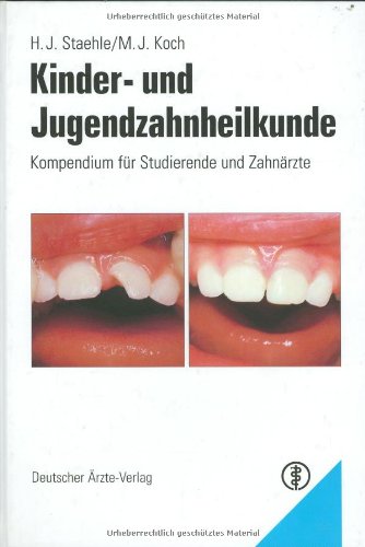 Beispielbild fr Kinder- und Jugendzahnheilkunde: Kompendium fr Studierende und Zahnrzte [Gebundene Ausgabe] Hans Jrg Staehle (Autor), Martin Jean Koch (Autor) Zahnheilkunde Frontzahntrauma Zhne Kieferorthopdie Kliniken Praxen rzteblatt Zahnarzt Behandlungsmglichkeiten Fllungen Deutscher Zahnrzte Verlag Dieses Kompendium behandelt schwerpunktmig Prvention, restaurative Versorgung, Parodontologie und Endodontologie und bercksichtigt damit, da nach der Approbationsordnung das Fach Kinderzahnheilkunde innerhalb der Zahnerhaltungskunde gelehrt und geprft wird. Daneben werden wichtige Aspekte von Kieferorthopdie, zahnrztlicher Prothetik sowie Traumatologie dargestellt. Auch die psychologischen Grundlagen der kinderzahnrztlichen Betreuung werden behandelt. zum Verkauf von BUCHSERVICE / ANTIQUARIAT Lars Lutzer