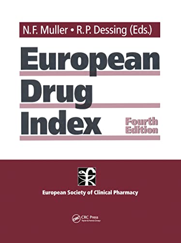 European Drug Index, 4th Edition (9783769221145) by Muller