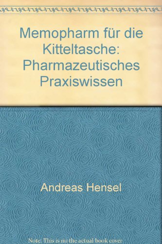 Beispielbild fr Memopharm fr die Kitteltasche: Pharmazeutisches Praxiswissen zum Verkauf von medimops