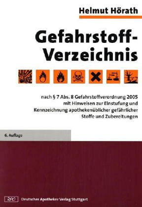 9783769238822: Gefahrstoff-Verzeichnis