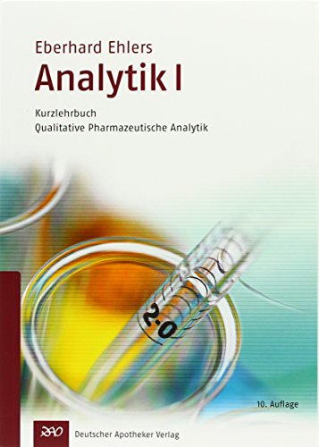 9783769259100: Analytik I - Kurzlehrbuch und Prfungsfragen/2 Bde.