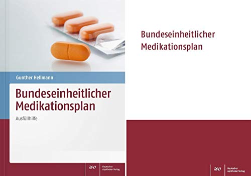 9783769265149: Medikationsplan Set: Bundeseinheitlicher Medikationsplan (Block mit 50 Blatt) und Hellmann, Medikationsplan - Ausfllhilfe