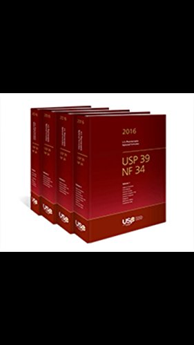 2016 USP 39 NF 34 US Pharmacopeia National Formulary Volumes 1-4 - USP