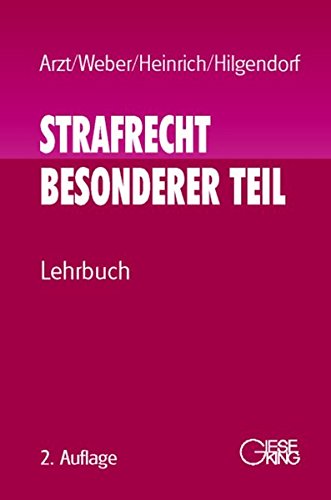 9783769410457: Strafrecht, Besonderer Teil: Lehrbuch