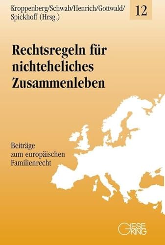 Imagen de archivo de Rechtsregeln fr nichteheliches Zusammenleben. a la venta por Antiquariat + Verlag Klaus Breinlich