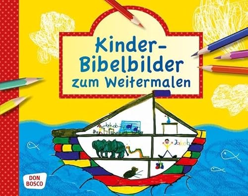 Imagen de archivo de Kinderbibelbilder zum Weitermalen a la venta por medimops