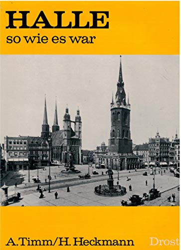 Imagen de archivo de Halle, so wie es war. a la venta por Bojara & Bojara-Kellinghaus OHG