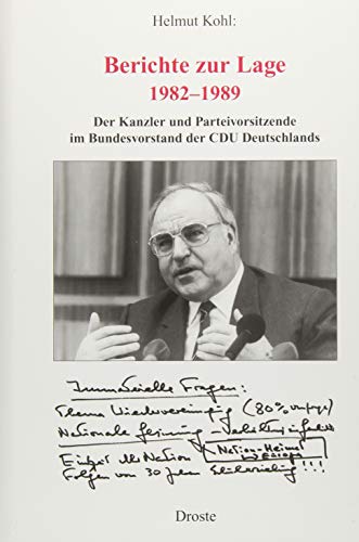 9783770019168: Kohl, H: Berichte zur Lage 1982-1989