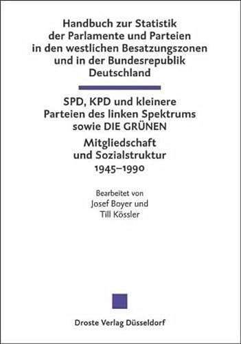 9783770052707: Boyer, J: Handbuch zur Statistik der Parlamente und Parteien