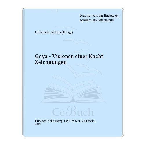 Stock image for Goya. Visionen einer Nacht. Zeichnungen. DuMont-Dokumente. Graphik. for sale by Mephisto-Antiquariat
