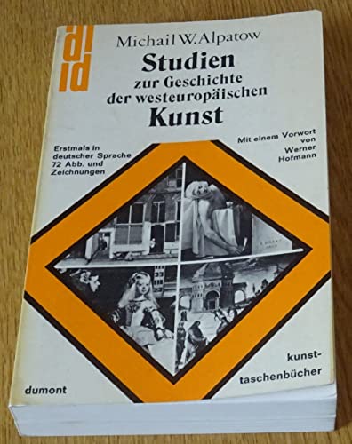 Beispielbild fr Studien zur Geschichte der westeuropischen Kunst. zum Verkauf von Norbert Kretschmann