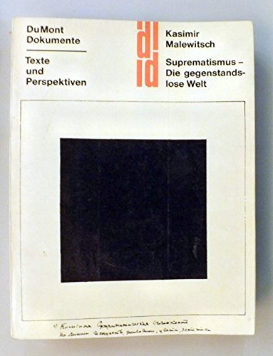 Beispielbild fr Suprematismus. Die gegenstandslose Welt. zum Verkauf von medimops