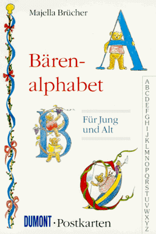 Bärenalphabet. Ein Postkarten- Buch. Für Jung und Alt - Majella Brücher