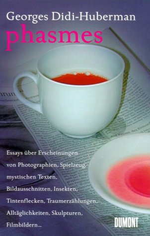 Beispielbild fr Phasmes Essays ber Erscheinungen, Spielsachen, mystische Texte, Fotografien, Insekten, Tintenflecke, Traumerzhlungen, alltgliche Dinge, Skulpturen, Filmbilder Erscheinung Essay Psychoanalyse Philosophie Literatur Kunsthistoriker Ecole des Hautes Etudes en Sciences Sociales Paris Hans-Reimer-Preises Aby-Warburg-Stiftung HamburgGeorges Didi-Huberman (Autor), Georges Didi- Huberman (Autor) zum Verkauf von BUCHSERVICE / ANTIQUARIAT Lars Lutzer