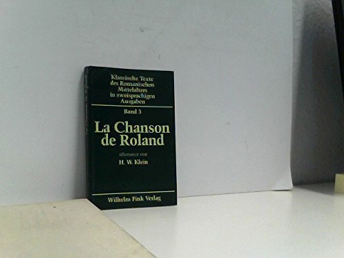 Stock image for La Chanson de Roland for sale by Antiquariat Armebooks