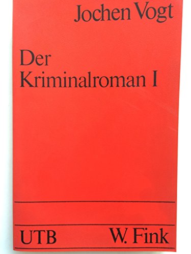 Der Kriminalroman. Zur Theorie und Geschichte einer Gattung. Band 1 + 2 - VOGT, Jochen (ed)