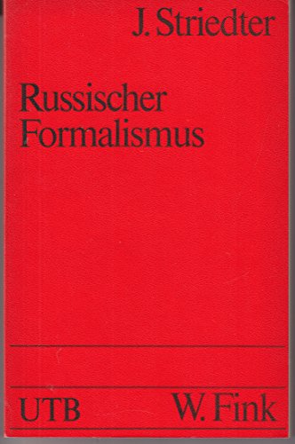 9783770506262: Russischer Formalismus. Texte zur allgemeinen Literaturtheorie und zur Theorie der Prosa