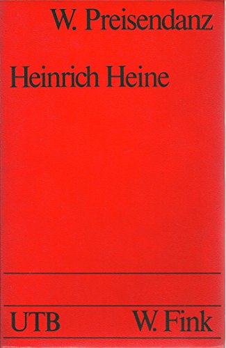 Stock image for Heinrich Heine: Werkstrukturen und Epochenbezuge (Uni-Taschenbucher) (German Edition) for sale by Better World Books