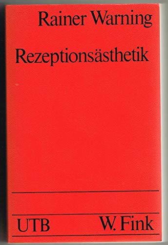 Stock image for Rezeptionssthetik. Theorie und Praxis. for sale by medimops