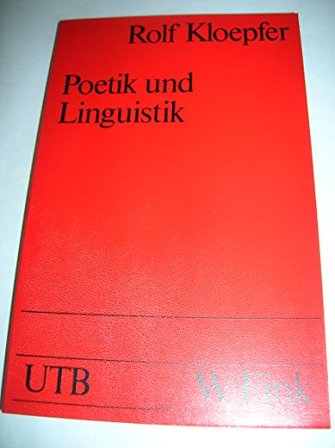 Beispielbild fr Poetik und Linguistik - Semiotische Instrumente (= Uni-Taschenbcher 366) zum Verkauf von Antiquariat Hoffmann