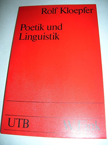 9783770511754: Poetik und Linguistik.