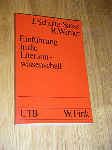 9783770514649: Einfuhrung in die Literaturwissenschaft (Uni-Taschenbucher ; 640 : Literaturwissenschaft) (German Edition)