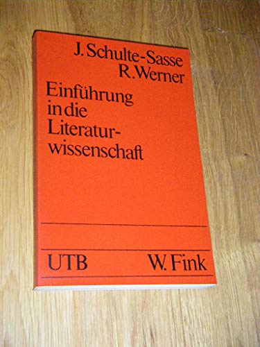 Stock image for Einfhrung in die Literaturwissenschaft for sale by Versandantiquariat Felix Mcke