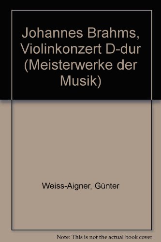 Beispielbild fr Johannes Brahms, Violinkonzert D-Dur zum Verkauf von medimops
