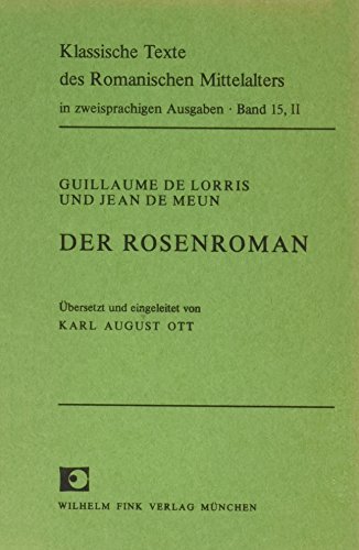 Beispielbild fr Der Rosenroman, altfranzsisch und deutsch, 3 Bde., Bd.2: BD II zum Verkauf von medimops
