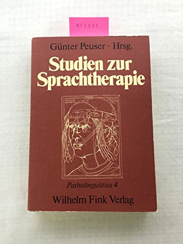 Studien zur Sprachtherapie. Patholinguistica ; Bd. 4.