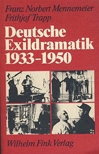 Stock image for deutsche Exildramatik 1933-1950 for sale by TAIXTARCHIV Johannes Krings