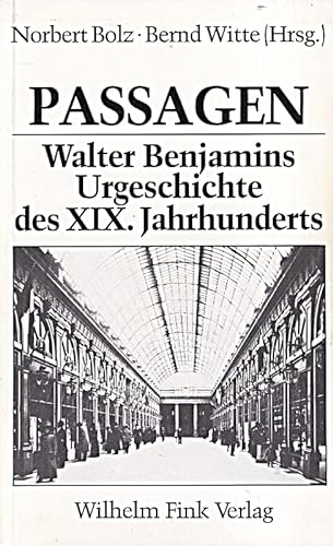 Stock image for Passagen. Walter Benjamins Urgeschichte d. 19. Jh, for sale by modernes antiquariat f. wiss. literatur