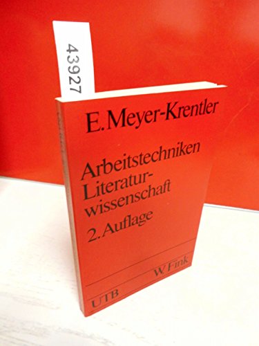 Beispielbild fr Arbeitstechniken Literaturwissenschaft zum Verkauf von medimops