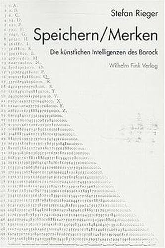 9783770531943: Speichern / Merken: Die knstlichen Intelligenzen des Barock