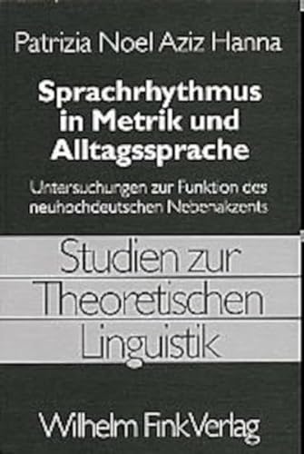 Stock image for Sprachrhythmus in Metrik und Alltagssprache. for sale by SKULIMA Wiss. Versandbuchhandlung