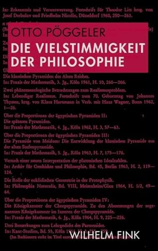 9783770553976: Die Vielstimmigkeit der Philosophie