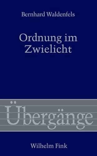 9783770556298: Ordnung im Zwielicht.