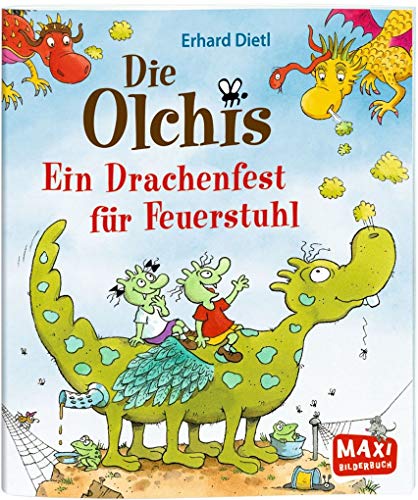 Beispielbild fr Die Olchis - Ein Drachenfest für Feuerstuhl zum Verkauf von WorldofBooks