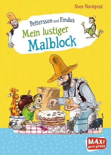9783770776412: Pettersson und Findus - Mein lustiger Malblock: (Maxi Spielspa)