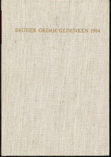Stock image for Brüder Grimm Gedenken. Band 4. for sale by Antiquariat & Verlag Jenior