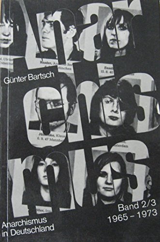 Beispielbild fr Anarchismus in Deutschland II/ III. 1965-1973 zum Verkauf von Versandantiquariat Felix Mcke