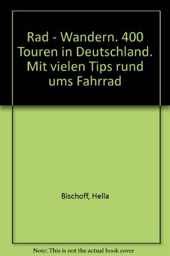 Imagen de archivo de Rad-Wandern / Radwandern. 400 Touren in Deutschland. Hardcover a la venta por Deichkieker Bcherkiste