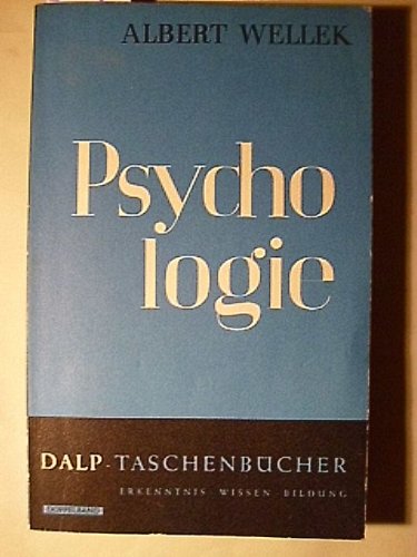 Imagen de archivo de Psychologie. a la venta por Steamhead Records & Books