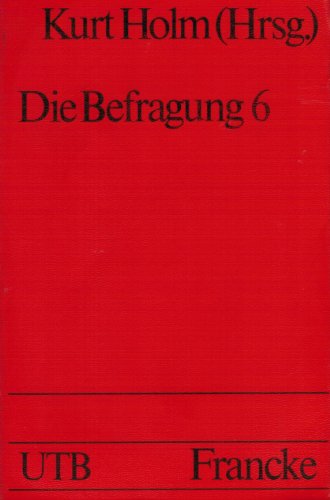Stock image for Die Befragung (6) for sale by Martin Preu / Akademische Buchhandlung Woetzel