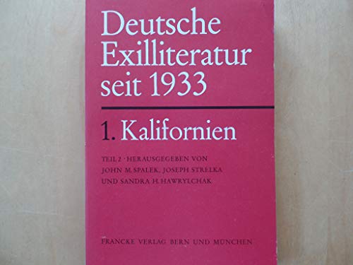9783772011580: Deutsche Exilliteratur seit 1933