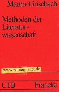 Methoden der Literaturwissenschaft. - Andreas-Grisebach, Manon
