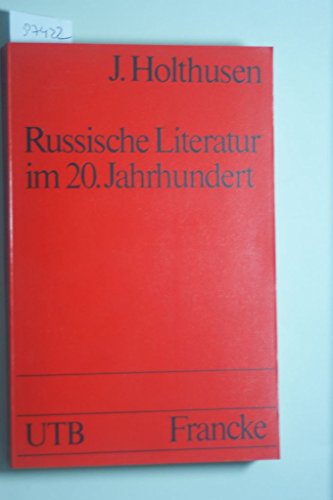 Beispielbild fr Russische Literatur im 20. Jahrhundert. zum Verkauf von medimops