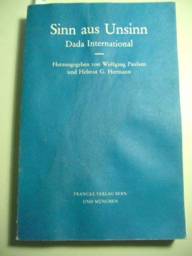 9783772015182: Sinn aus Unsinn: Dada International (German Edition)