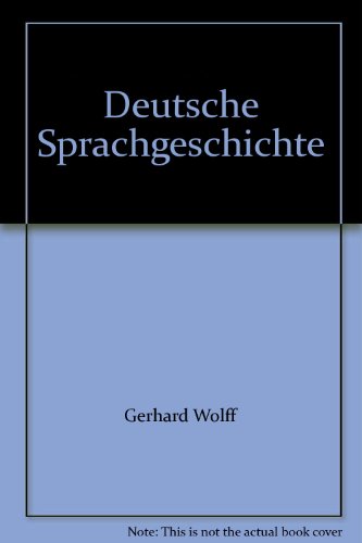 Stock image for DEUTSCHE SPRACHGESCHICHTE Ein Studienbuch (UTB 1581) for sale by German Book Center N.A. Inc.